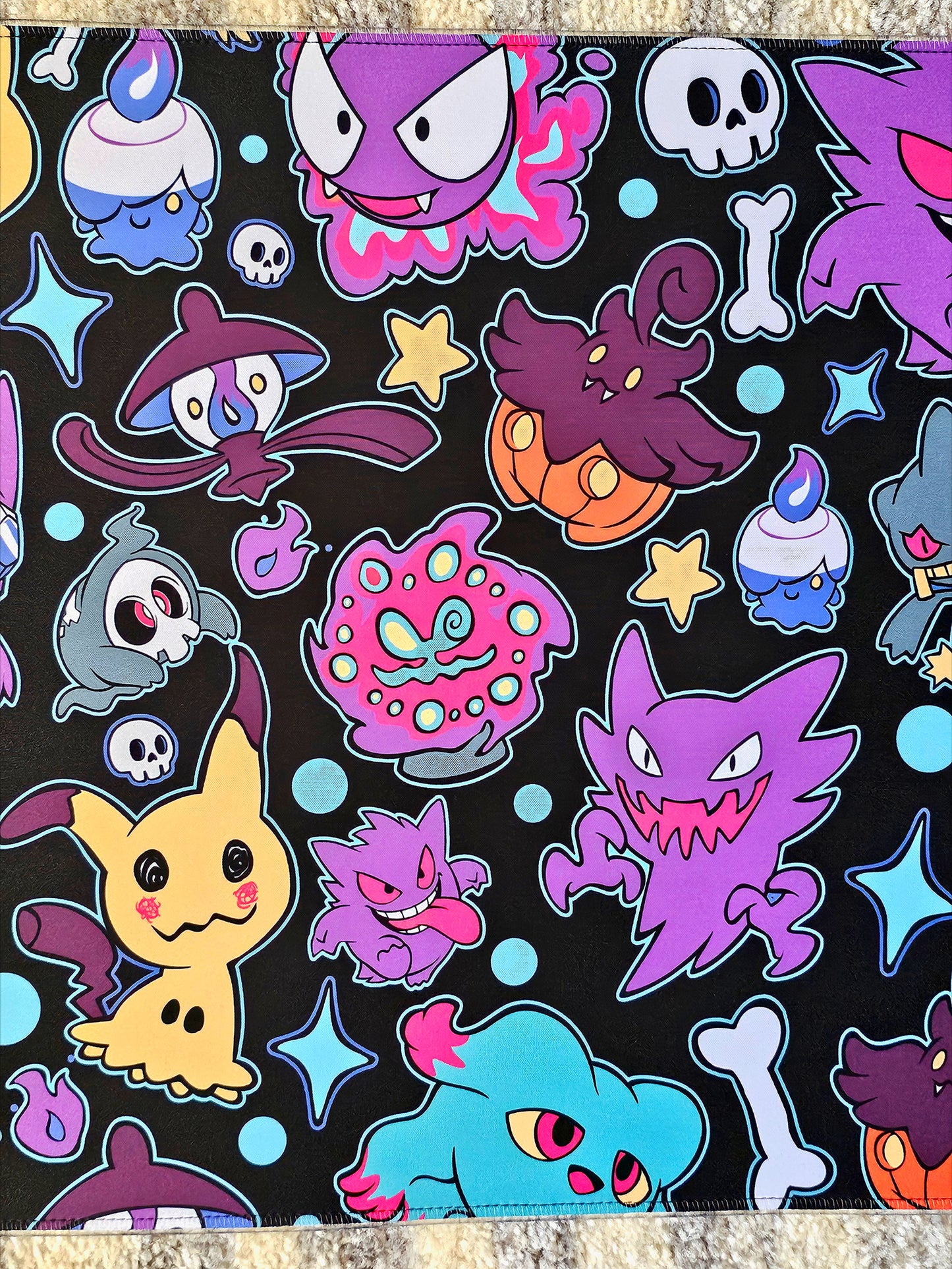 Ghost Type v2 chibi XXL LED Deskmat
