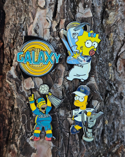 Homer Galaxy Fan Enamel Pin