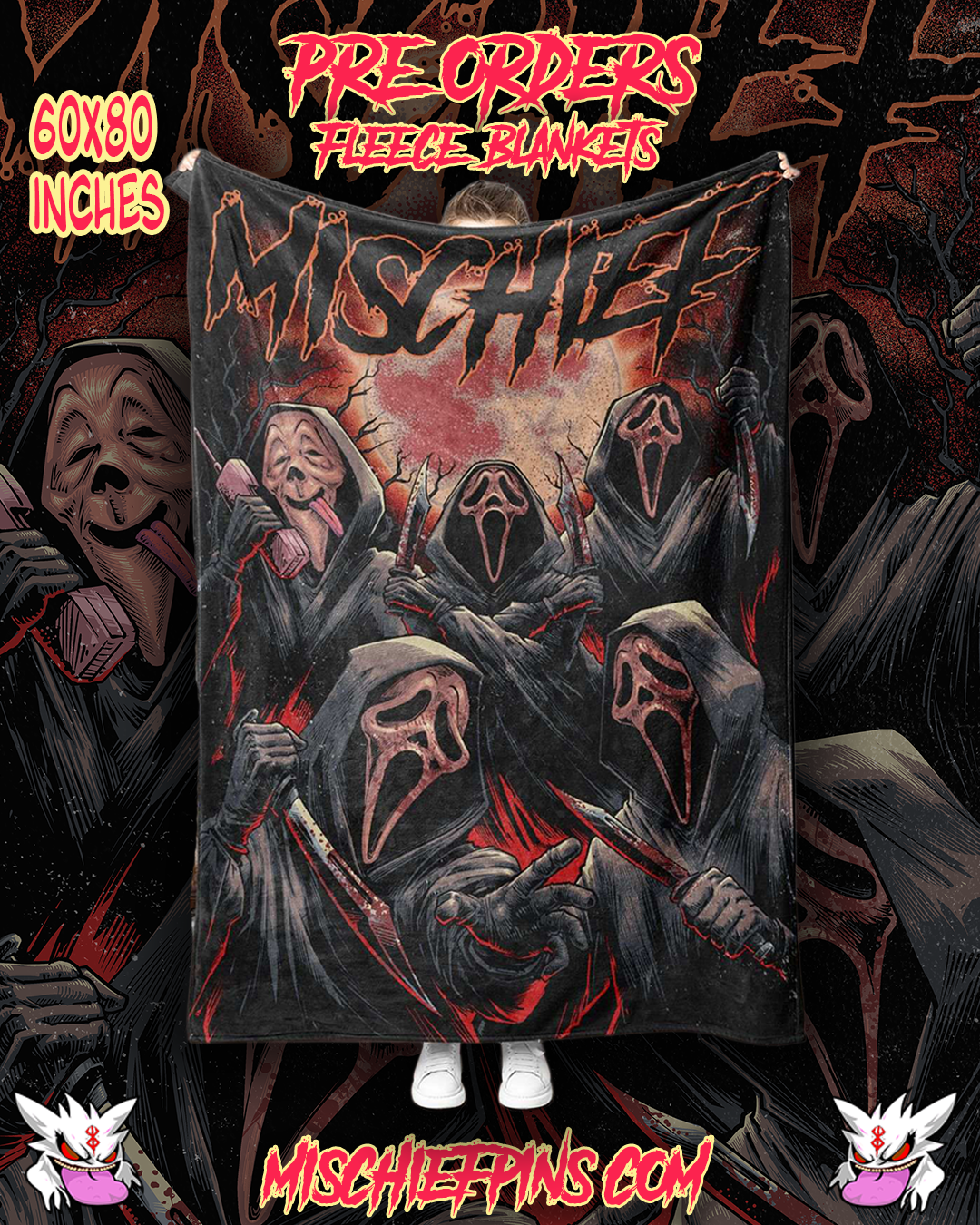 Mischief Blankets 60x80 pre orders
