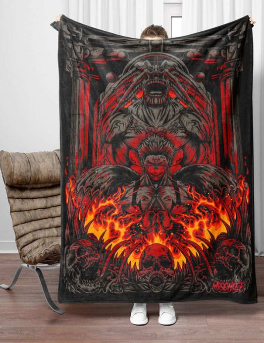 Mischief Suk Una Fleece Blanket
