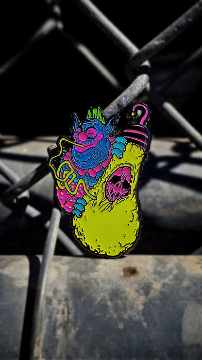 Cotton Candy Snacker enamel pin