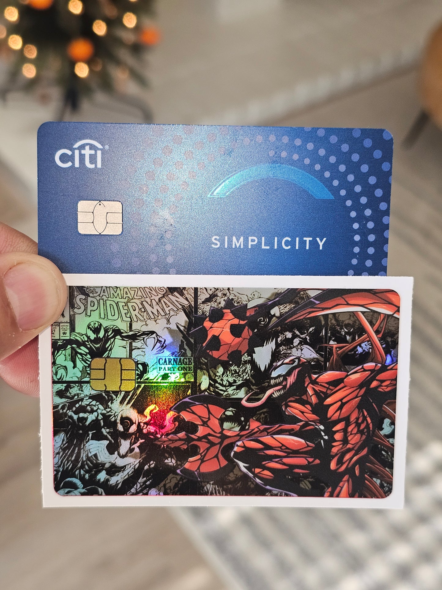 Let there be Carnage credit card skin