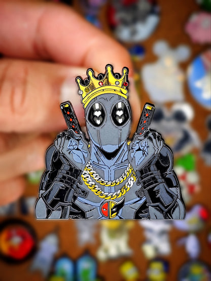 King Pool Enamel Pin