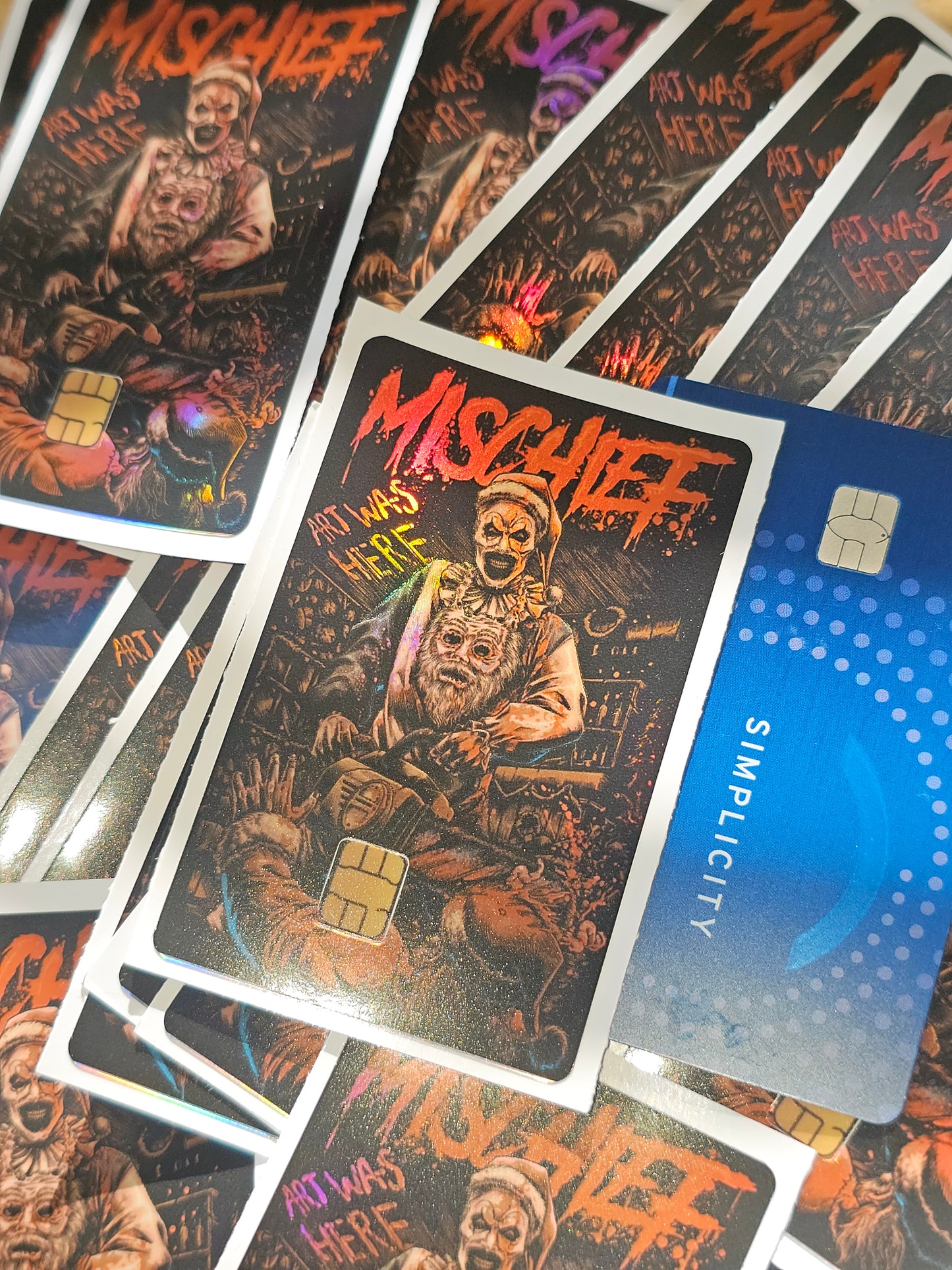 Art xmas Credit Card Skin