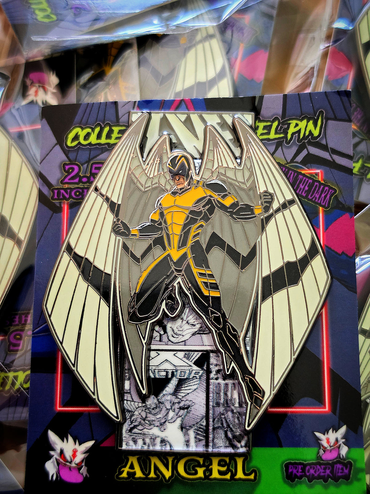 THE DARK ANGEL ENAMEL PIN