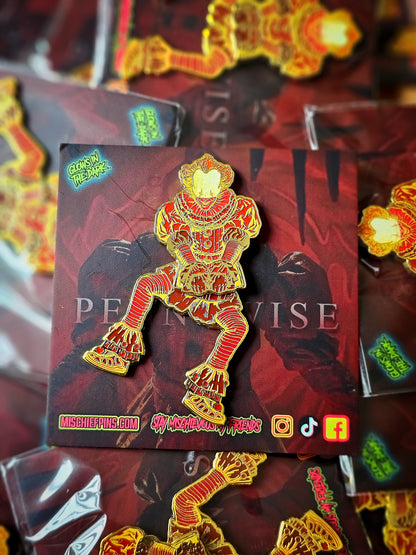 Dancing clown Enamel Pin