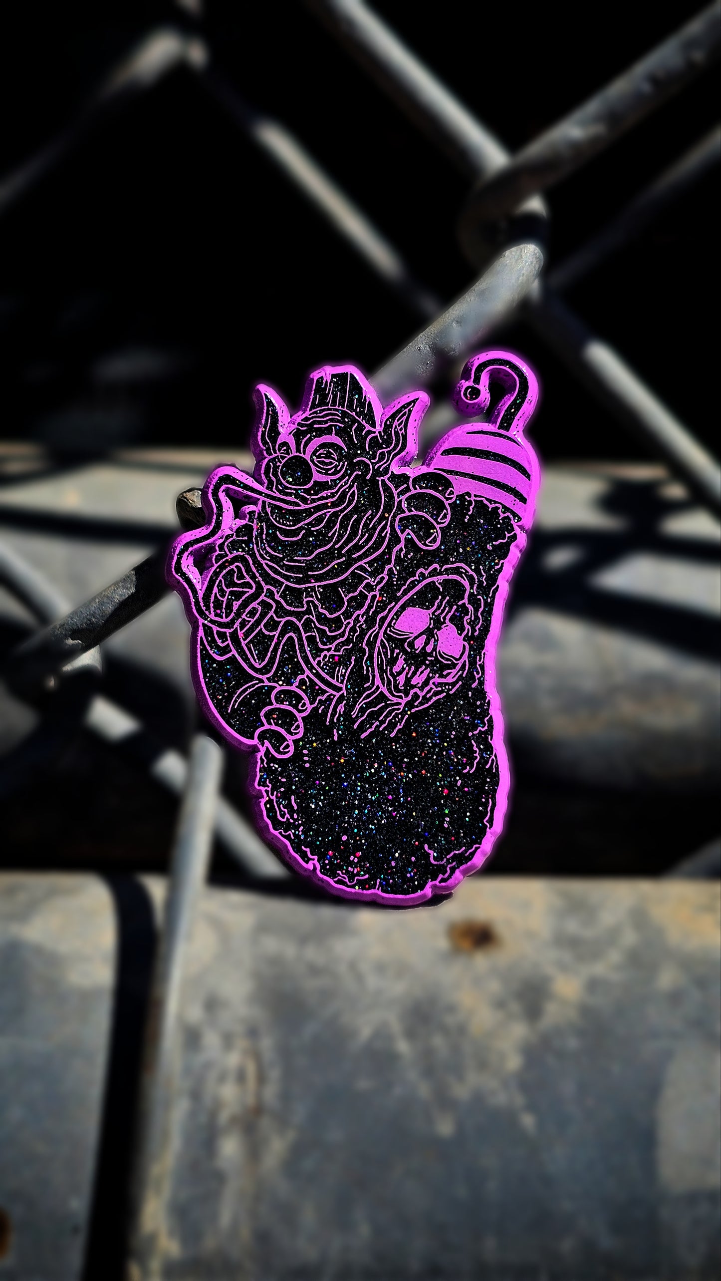 Cotton Candy Snacker enamel pin
