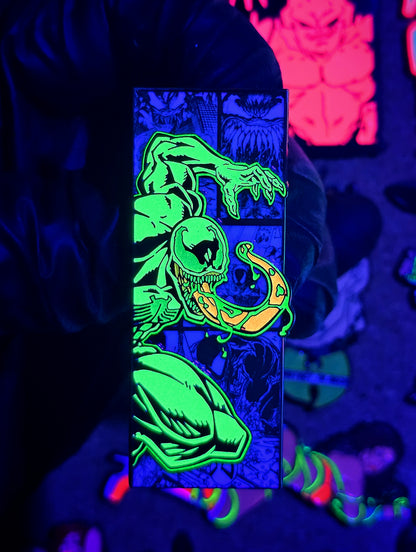 Symbiote Comic strip Enamel Pins