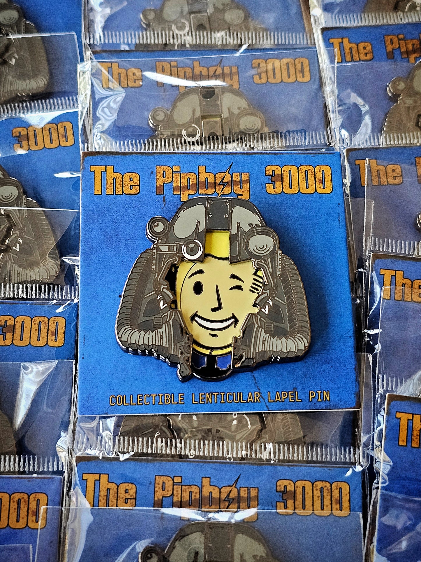 Po₩er Amor Enamel Pin