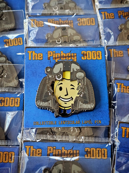 Po₩er Amor Enamel Pin