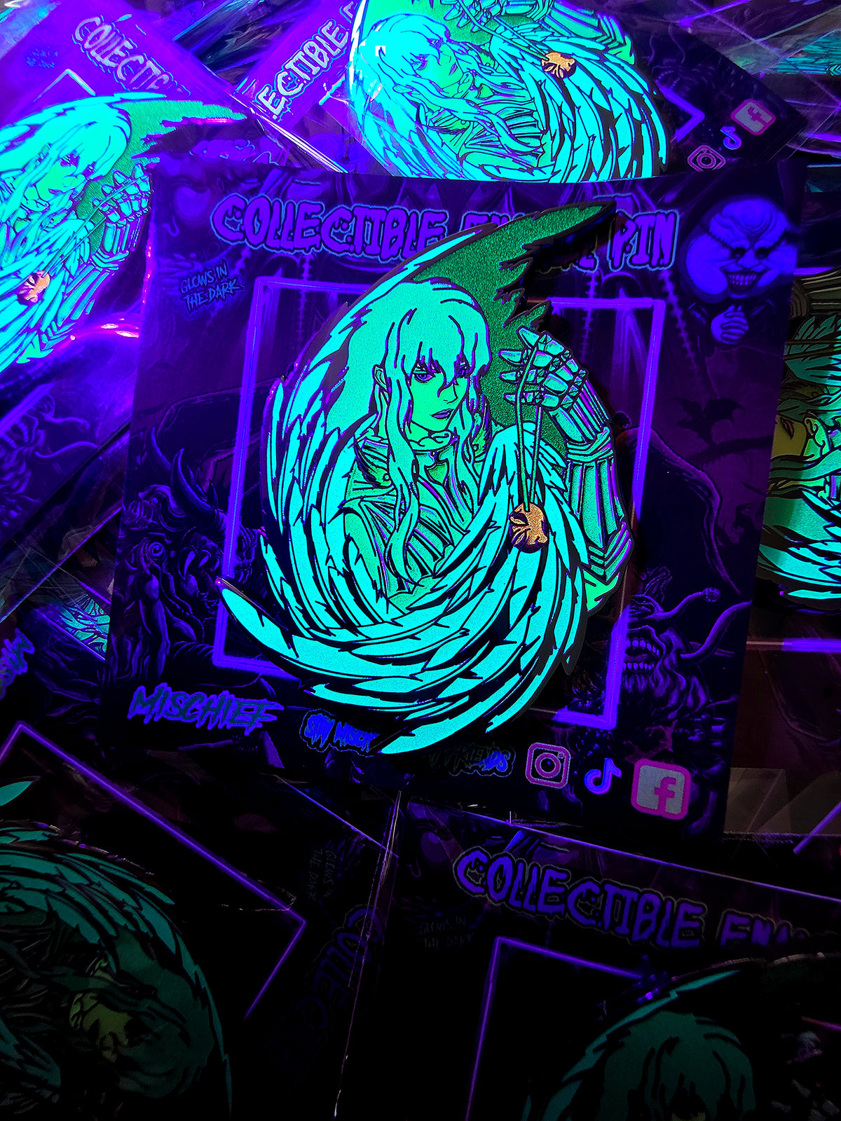 THE HAWK ENAMEL PIN