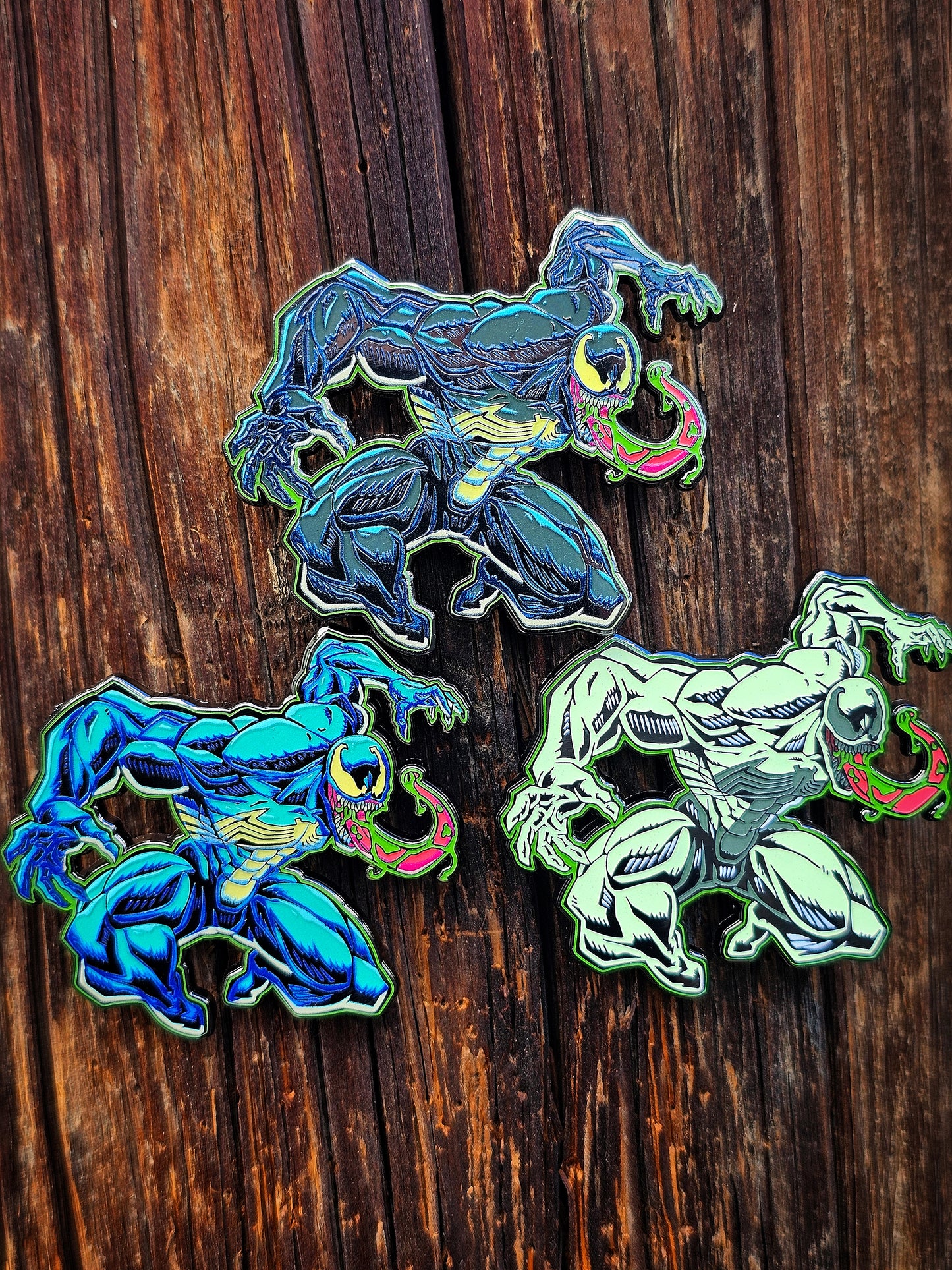 Symbiote Aliens Enamel Pin