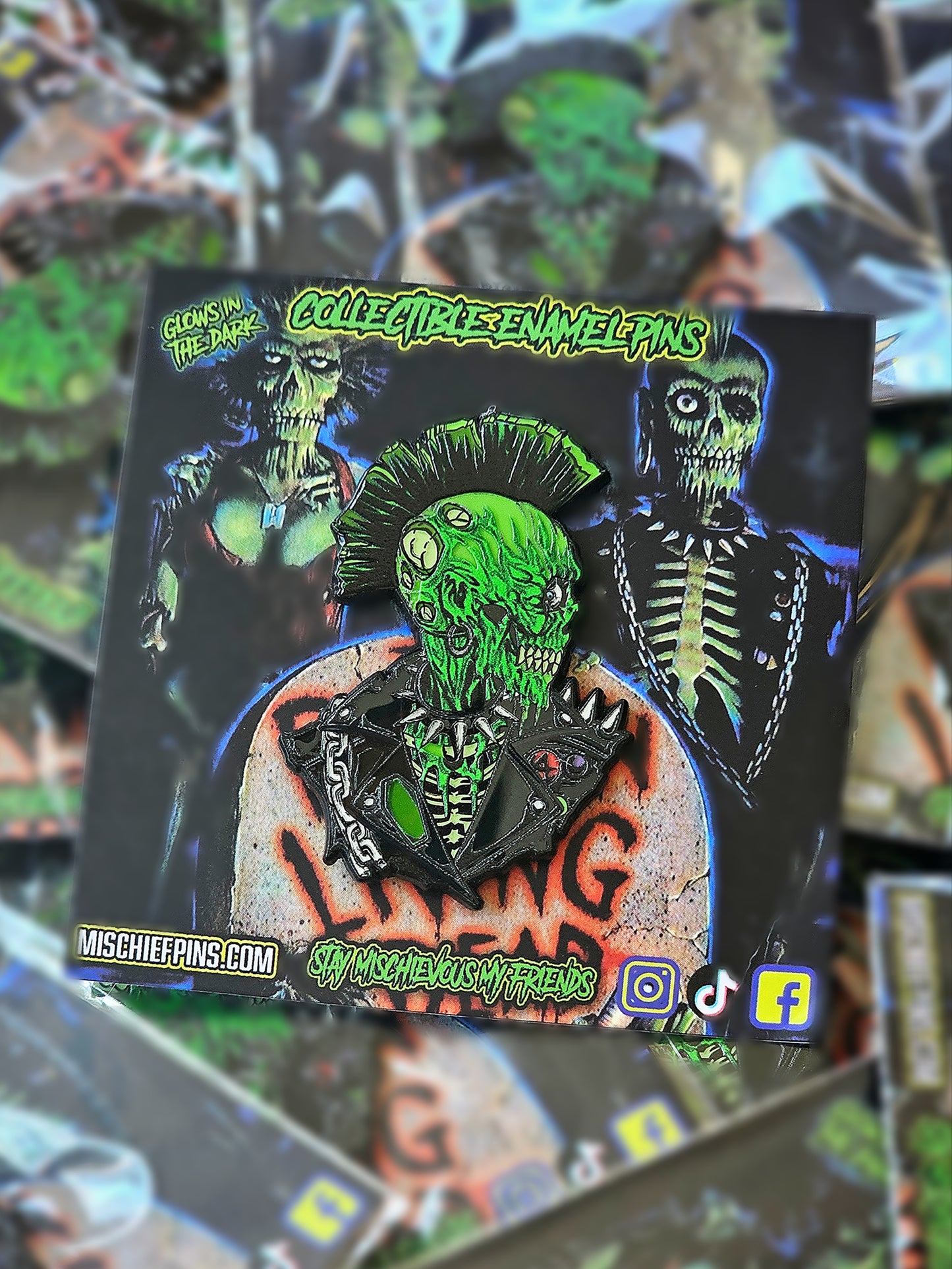THE PUNKER ENAMEL PIN