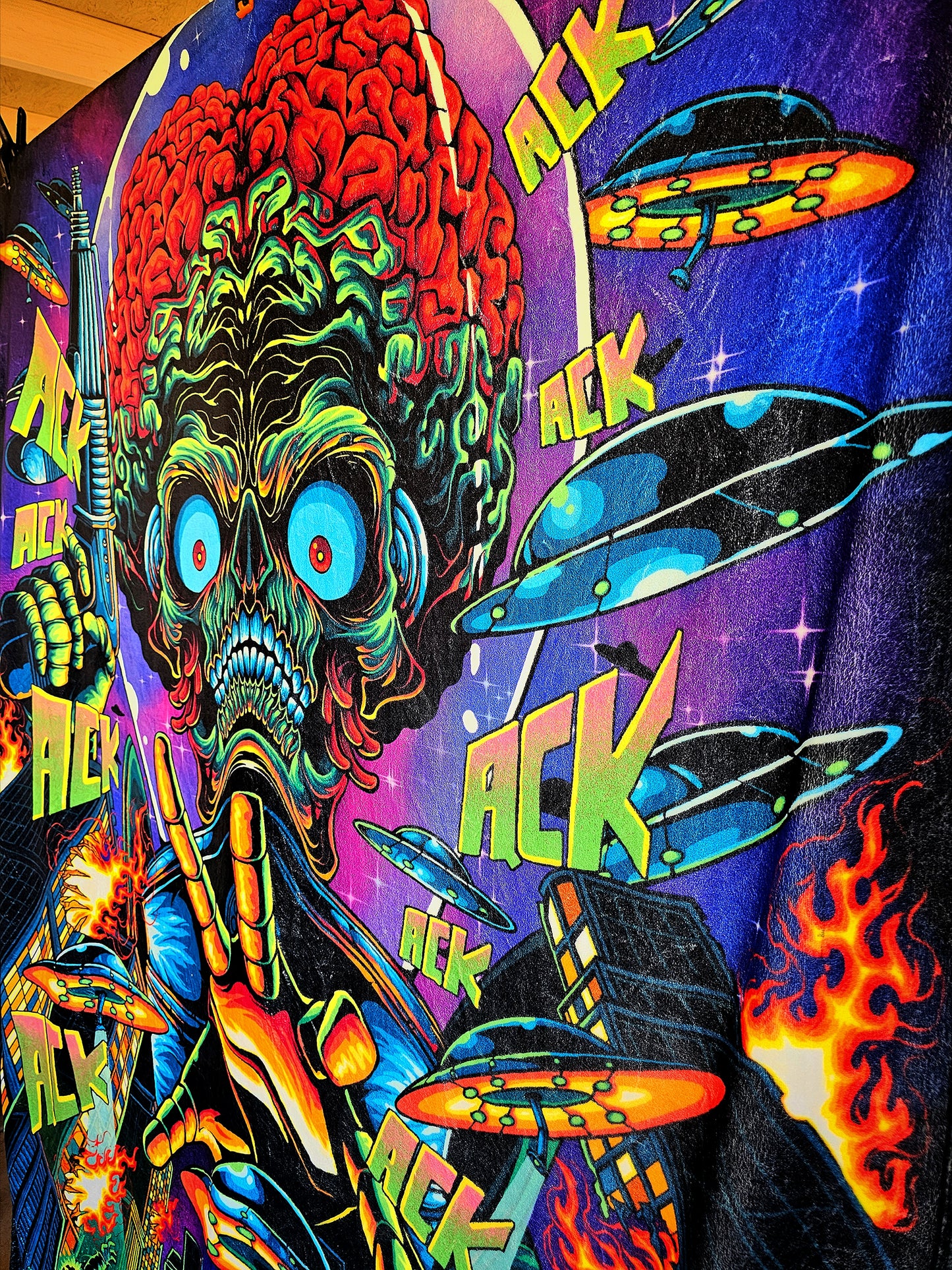 Mischief ACK ACK Fleece blankets