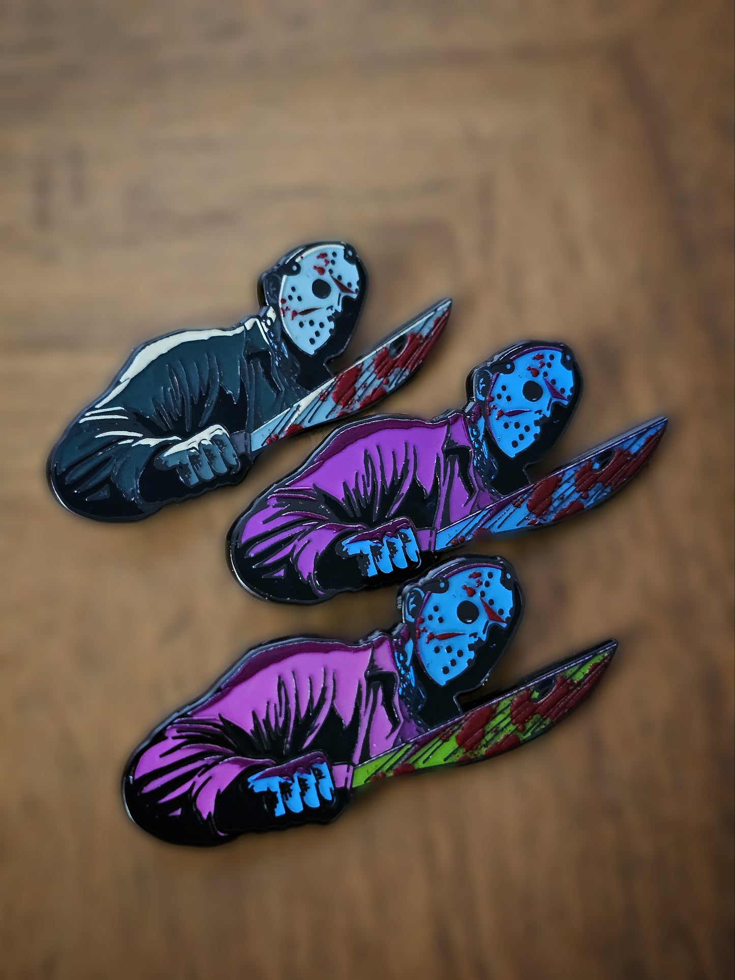 Jason the 13th enamel