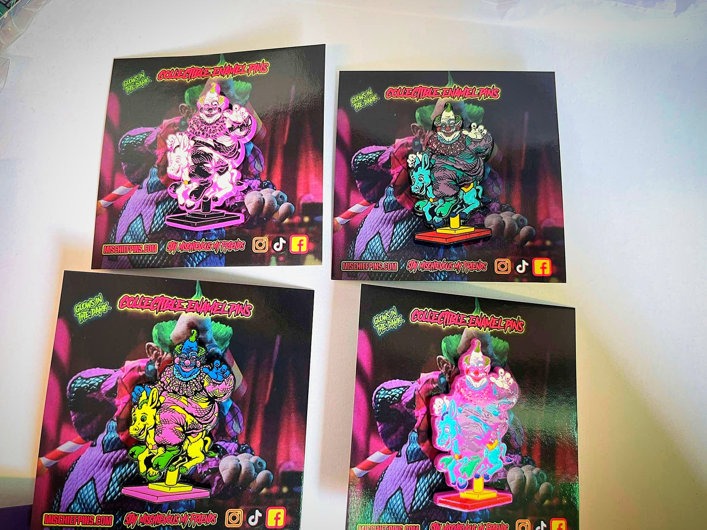 Yeehaw Clown Enamel pin