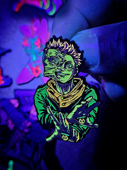 Devil Man Suk-Na Enamel Pin