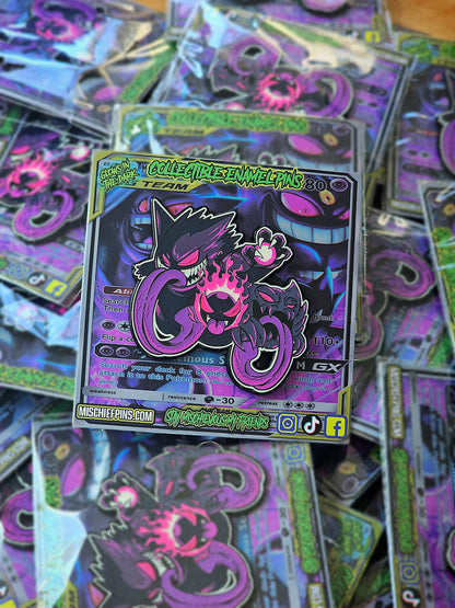 Gastly and Friends enamel pin