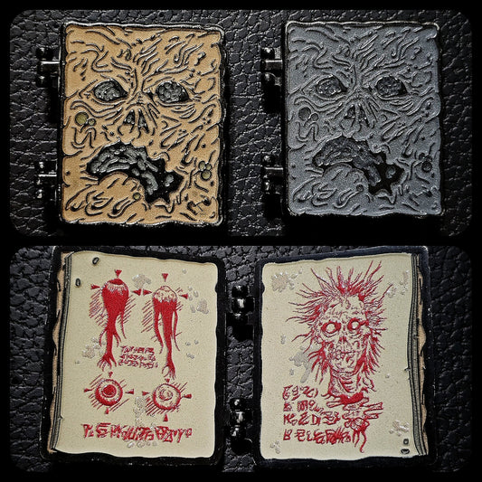 Necro Book of The Dead enamel pin