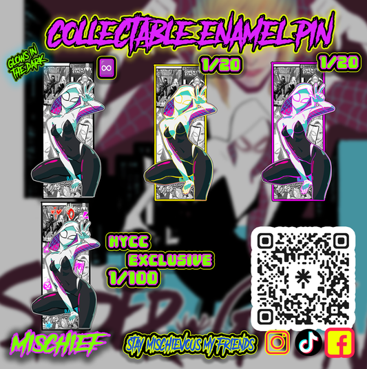 Spider Girl Enamel Pin Pre Order
