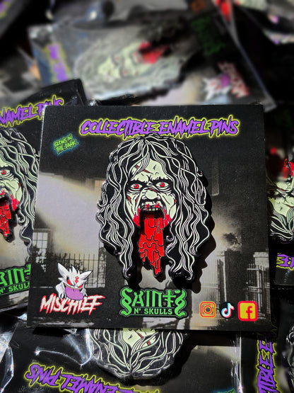 Vomit Queen Enamel Pin
