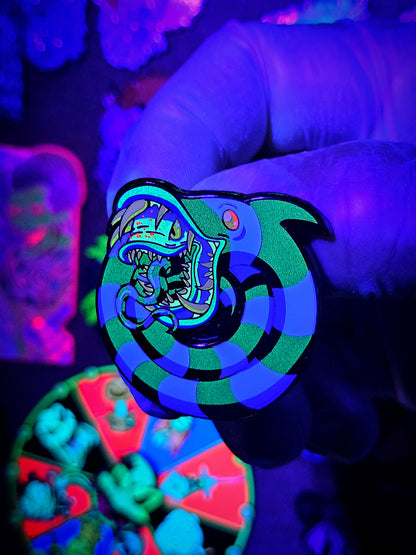 EarthWorm Spinning Enamel Pin