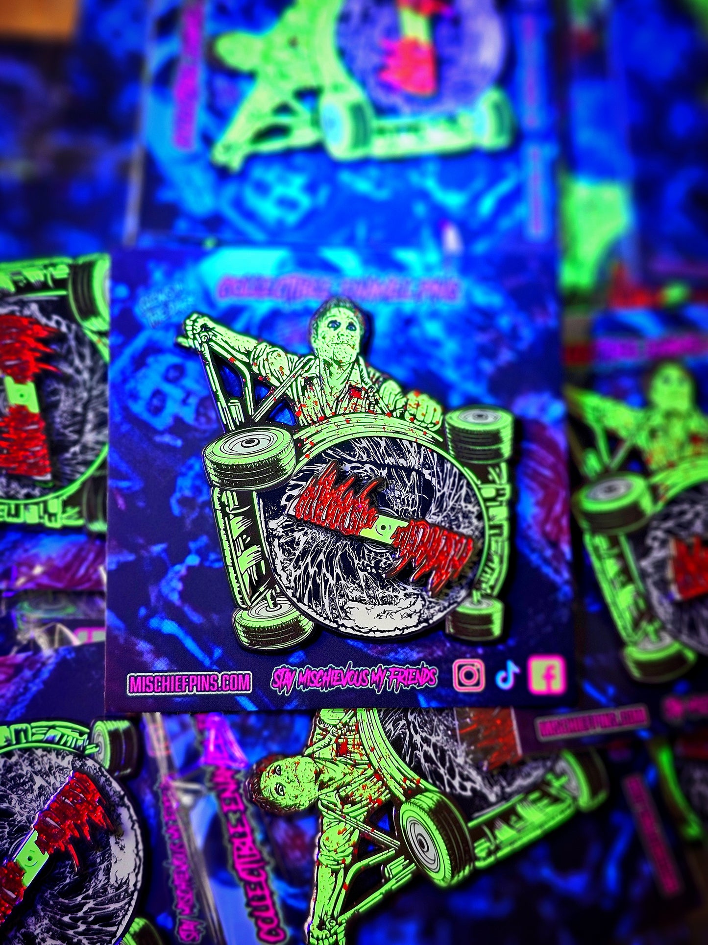 THE MOWER ENAMEL PIN