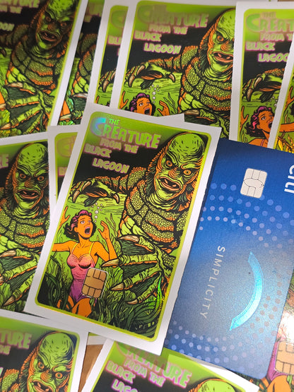 Creature of the Swamp credit card skin