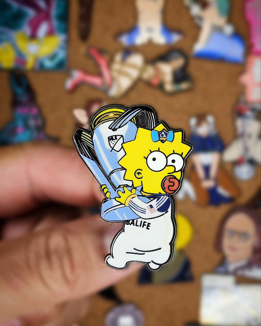 Maggie Galaxy Fan Enamel Pin