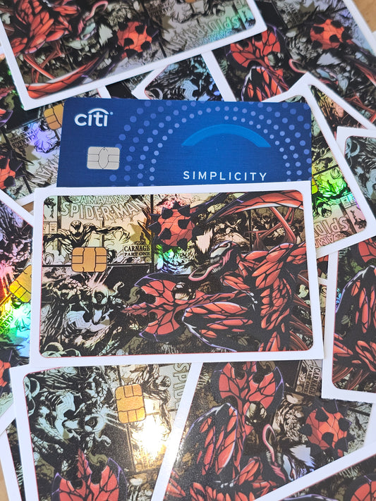 Let there be Carnage credit card skin