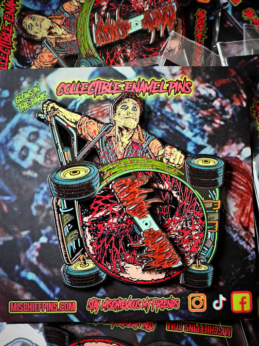 THE MOWER ENAMEL PIN