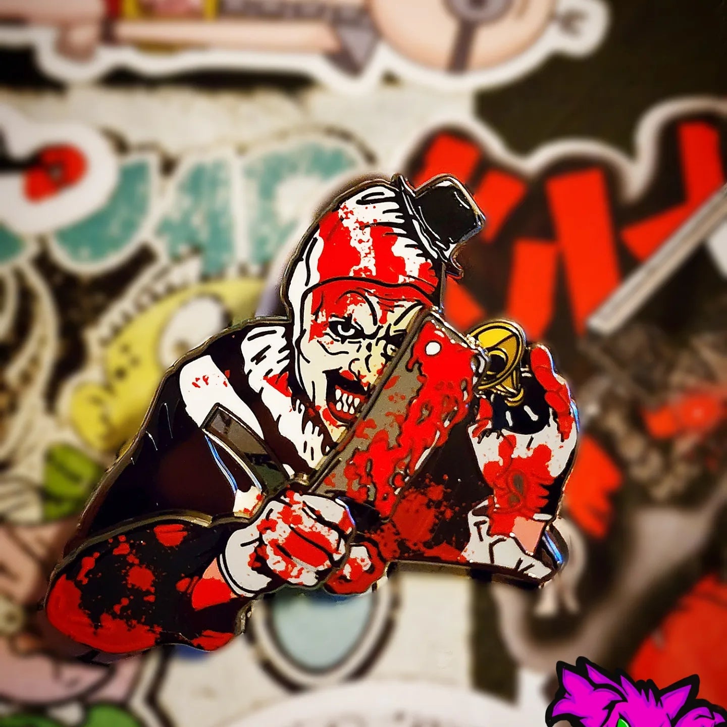 Terrorizer the Clown - Enamel Pin – Mischief pins